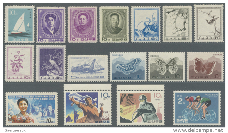 1963/1977, Unissued Stamps, 35 Different Plus 2 Souvenir Sheets Inc. UPU 1974. (R) - Corée Du Nord