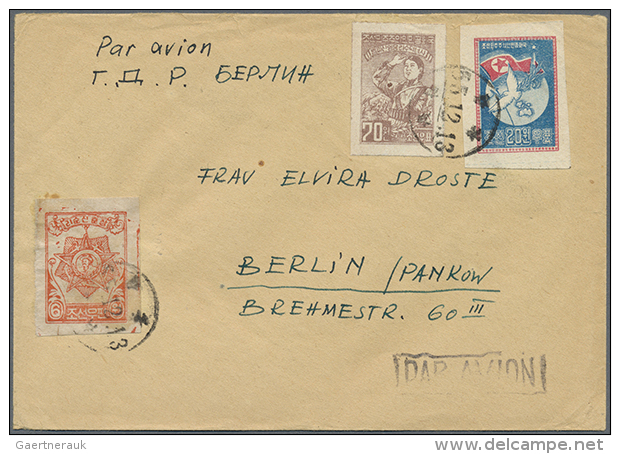 1951/56, Covers (7 + 1 Front) To CSR And One Each To Hungary And East Germany, Inc.  Two From Chongjin (one Is... - Corée Du Nord