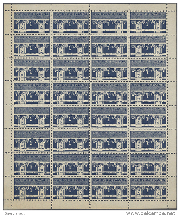 1960s (ca.), Accumulation Of Some Hundred Cinderellas Within Sheets/large Units. (D) - Autres & Non Classés