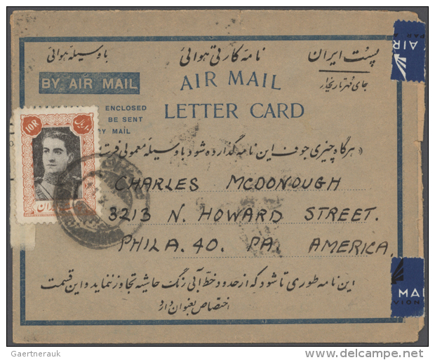 1956/1990' (c.) : Comprehensive And Specialized Collection &amp; Accumulation Of About 1850 Postal Stationery Air... - Iran