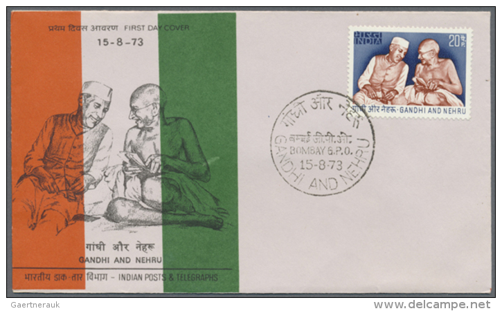 1960's/1980's Mostly: Collection Of About 180 First Day Covers Including Popular Topics Incl. Gandhi, FDCs Of... - Autres & Non Classés