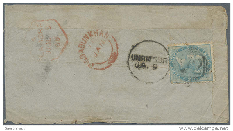 1860's-1940's: Collection Of 45 Letters, Covers And Postal Stationery Including 37 Early Covers Of QV Era, Most Of... - Autres & Non Classés