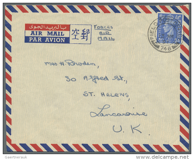 1951/1983 - British Forces In Hongkong: 43 Covers Used From British F.P.O.'s Hongkong, Some Franked, Stampless... - Autres & Non Classés