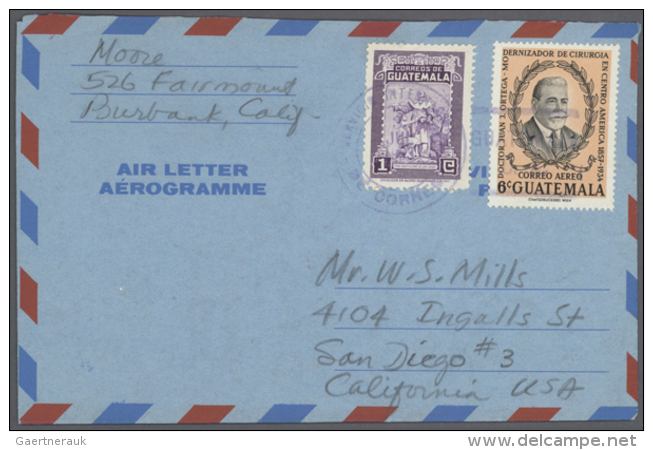 1930/1985 (ca.), Accumulation With About 320 Unused And Used/CTO Airletters And AEROGRAMMES With Several Better... - Guatemala