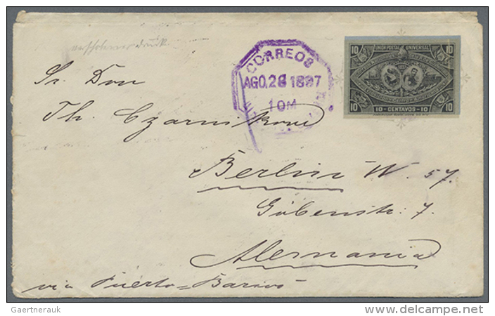 1890/1925, Useful Collection Of About 230 Used Postal Stationeries And 8 Envelopes. The Majority Professionally... - Guatemala