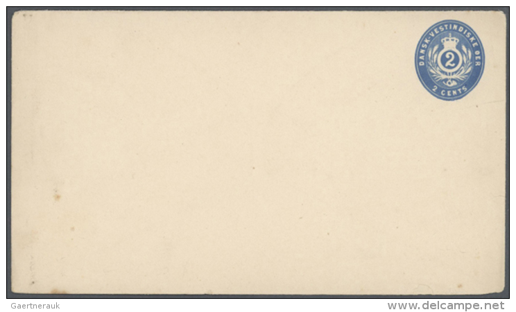 1875/1910 (ca.), Collection Of 38 Different Unused Stationeries, Comprising 32 Cards And Six Envelopes, E.g. P2,... - Danish West Indies