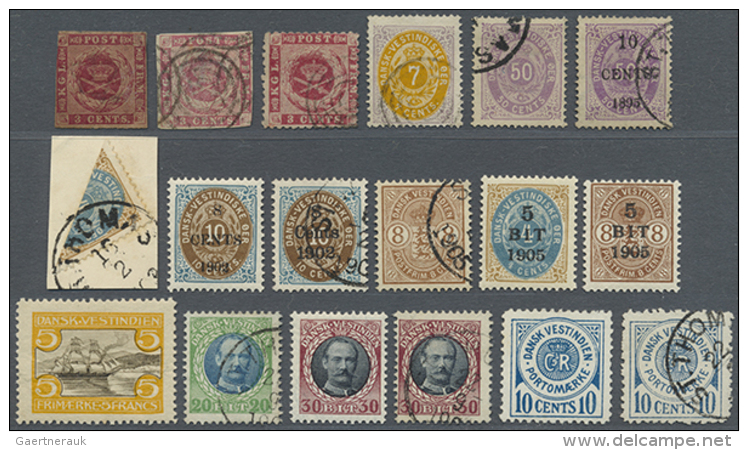 1856/1915 (ca.), Specialised Collection On Album Pages With Many Better Stamps And Complete Sets Incl. Several... - Dänisch-Westindien