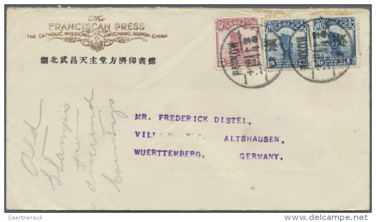 1892/1948, Covers (8), Stationery (2 Inc. Shanghai Local Post Envelope Han E1 Mint), Mint Ppc PRC (2), Silver... - Autres & Non Classés