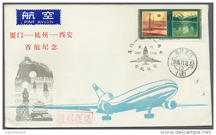 1984 - 1996: Collection Domestic First Flight Covers Of The PR China. 500 Items - All Different.
This Impressive... - Autres & Non Classés