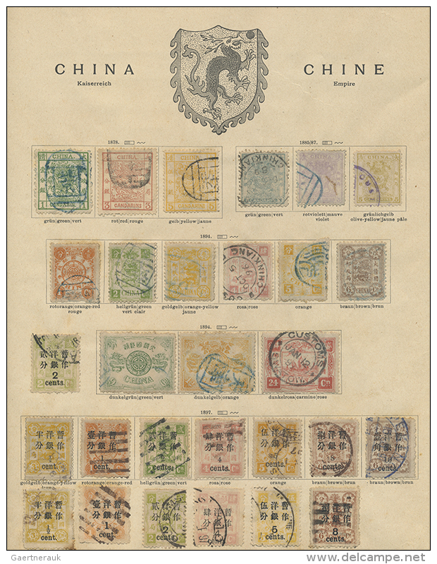 1878/1938, Mint No Gum And Predominantly Used On Schaubek Pages Including Provinces, Definitives Mostly With Top... - Autres & Non Classés