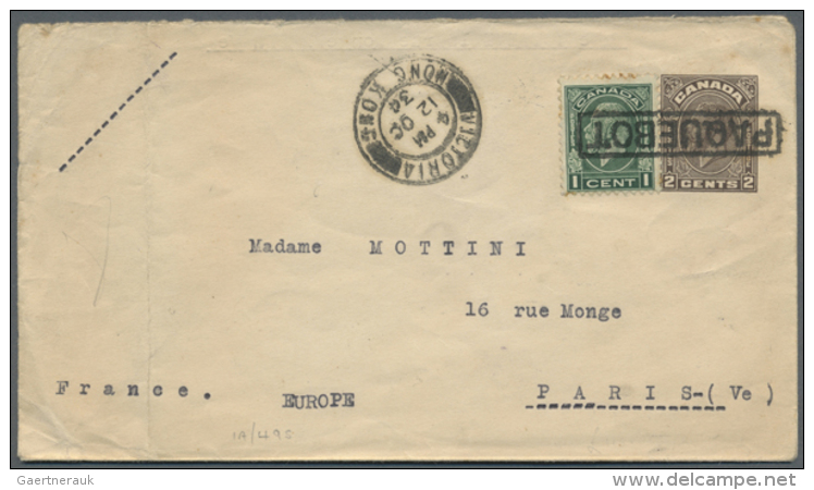 1908/1940, KEVII-KGV-KGVI, Lot Of 12 Covers/cards/used Stationeries, Only Better Items (single Lots), Showing... - Autres & Non Classés