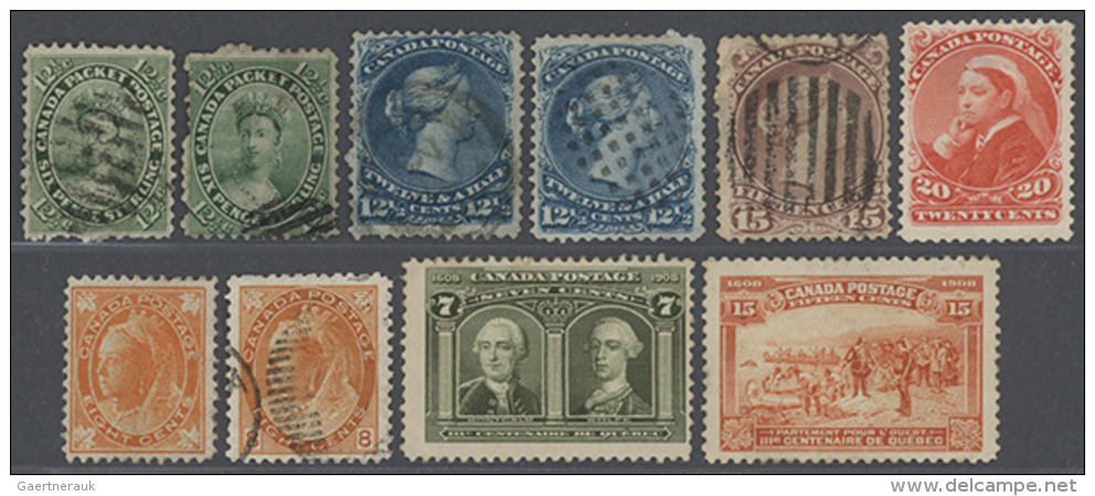 1865/1980 (ca.), Accumulation On Pages, Stockcards And In Glassines Etc. Used And Unused (hinged And MNH) With... - Other & Unclassified