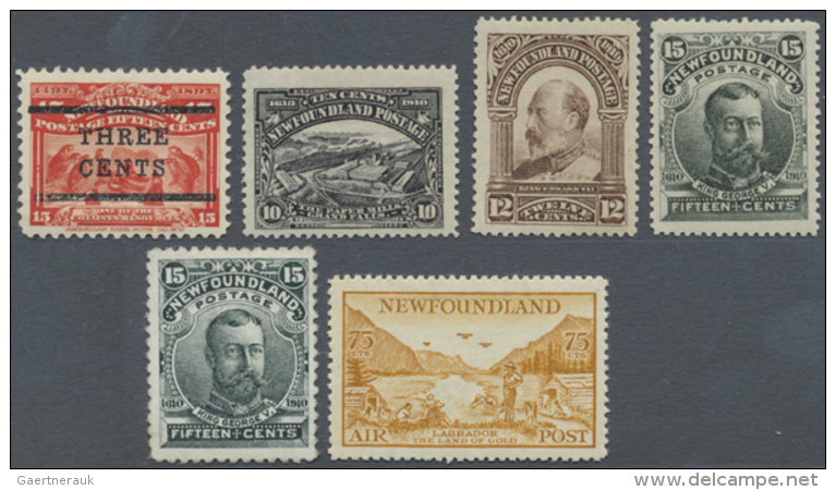 1910/1938, A Petty Mint Collection Showing Some Interesting Items, E.g. SG 95/105 (&pound; 475), 111/16 (&pound;... - Lettres & Documents