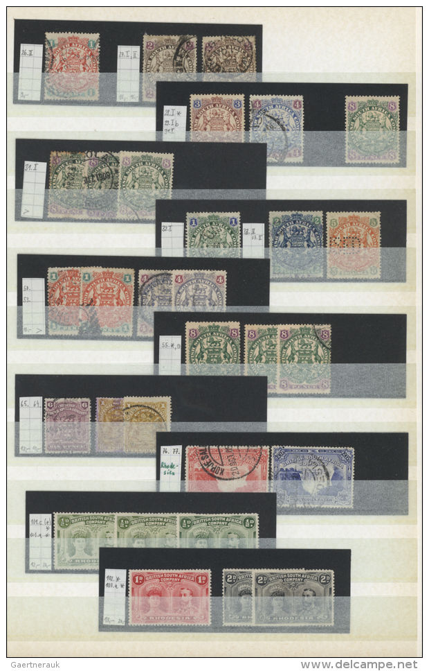 1890/1915 (ca.), Mint And Used Collection/assortment Of Apprx. 60 Stamps From Coat Of Arms Issues And Also A Nice... - Autres & Non Classés