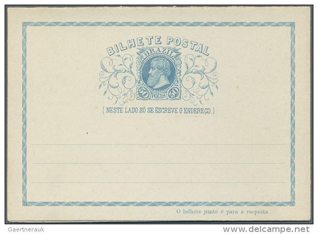 1880/1935, Collection Of 69 Different Unused Stationery Cards (incl. Types), Few With Some Marks, Mainly Good... - Autres & Non Classés