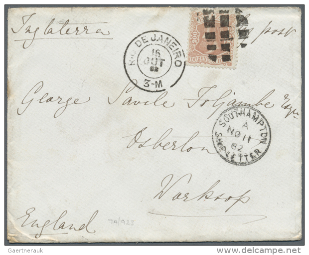 1849/1941, Lot Of Eight Better Covers (single Lots), Incl. Two Stampless Letters, Attractive Frankings, Postage... - Autres & Non Classés