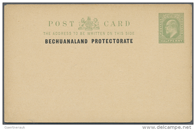 1901/1962, Bechuanaland/Bechuanaland Protectorate, Lot Of 31 Different Unused Stationeries Incl. Types, Comprising... - Autres & Non Classés