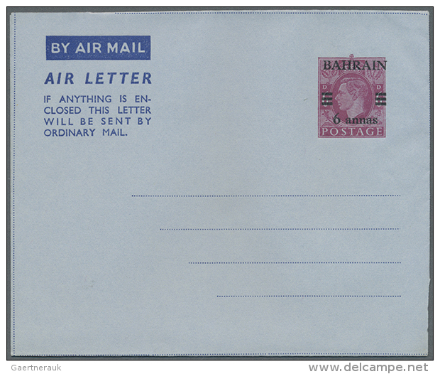 1950/1989 (ca.), AEROGRAMMES: Accumulation With About 400 Unused And Used/CTO Airletters And Aerogrammes With... - Bahrain (1965-...)