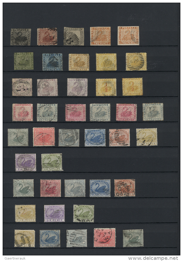 1850/1920 (ca.), Mainly Used Collection In A Stockbook, Varied Condition, Few Not Counted, Comprising Western... - Autres & Non Classés