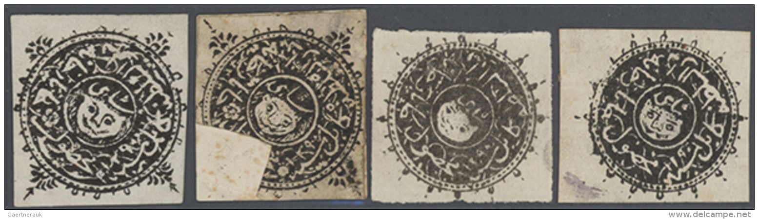 1873-1899 (c.): Collection Of About 180 Stamps Including Singles From Large Tiger Heads To The Mihrab Issues And... - Afghanistan