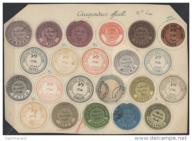 1864/1892 (ca.), INTERPOSTALS, Collection Of Apprx. 148 Interpostal Seals In Good Diversity With Different Types... - Autres & Non Classés