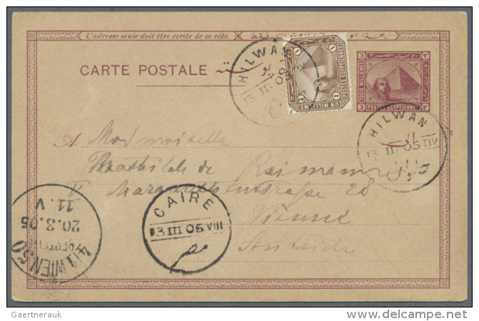 1902/1955 (ca.), Accumulation With 20 Covers, Used Postal Stationeries And Picture Postcards Incl. Different Types... - Andere & Zonder Classificatie