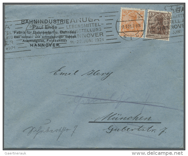 1915/1939 (ca.), Sammlung Briefe Und Briefvorderseiten Einer Holzgro&szlig;handlung In M&uuml;nchen. Vieles Noch In... - Other & Unclassified
