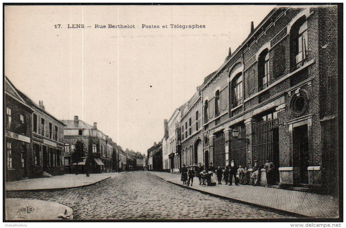 DC2718 - LENS - RUE BERTHELOT - POSTES ET TÉLÉGRAPHES - Lens