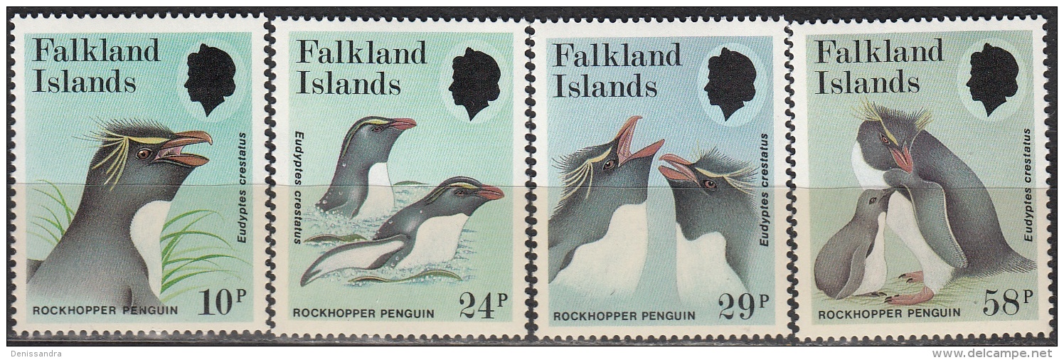 Falkland Islands 1986 Michel 453 - 456 Neuf ** Cote (2005) 12.30 Euro Gorfou Sauteur - Falkland