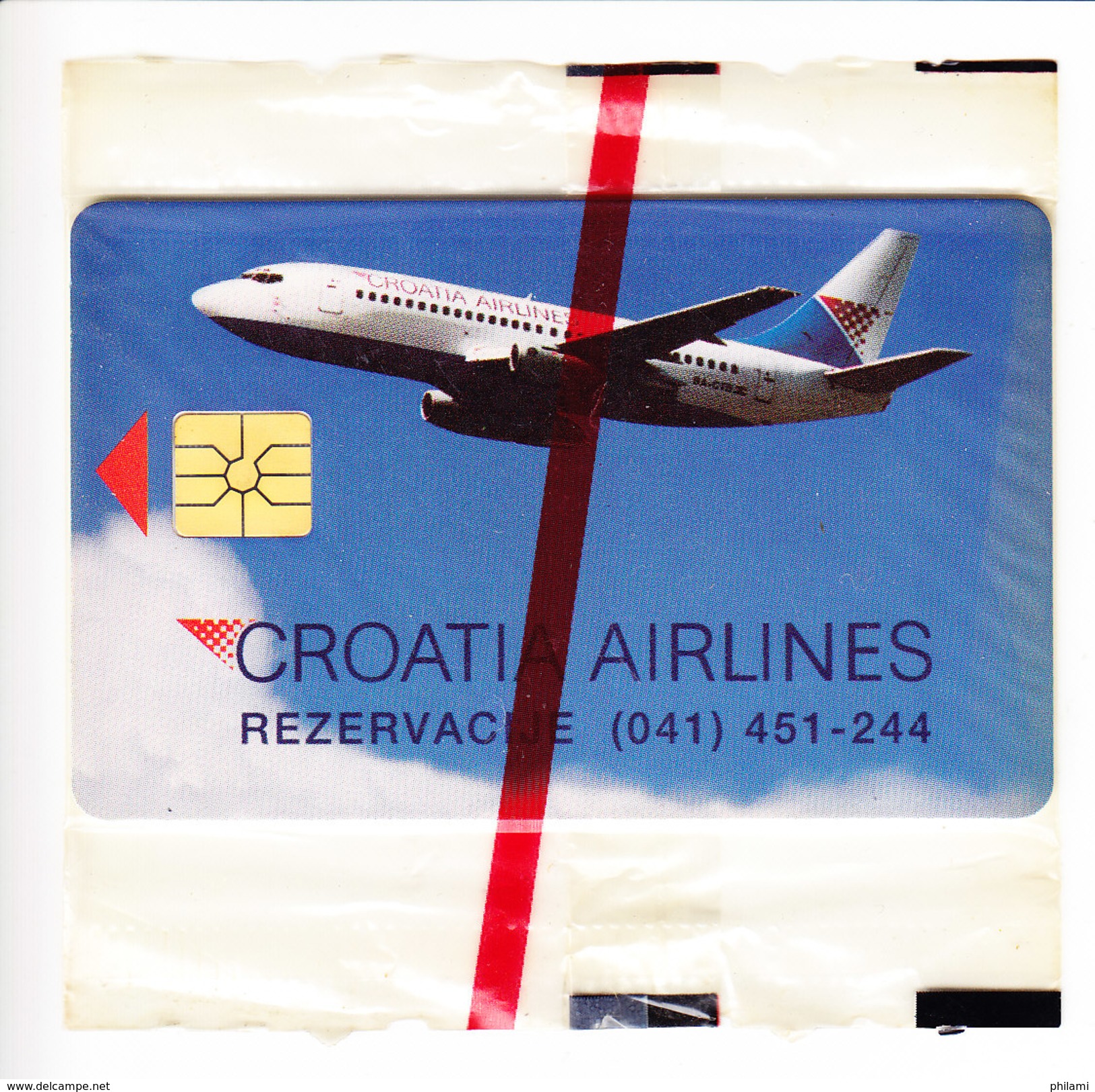 CROATIE CARTE NEUVE 100 IMPULSA, CROATIA AIRLINES. (3C13) - Croatie