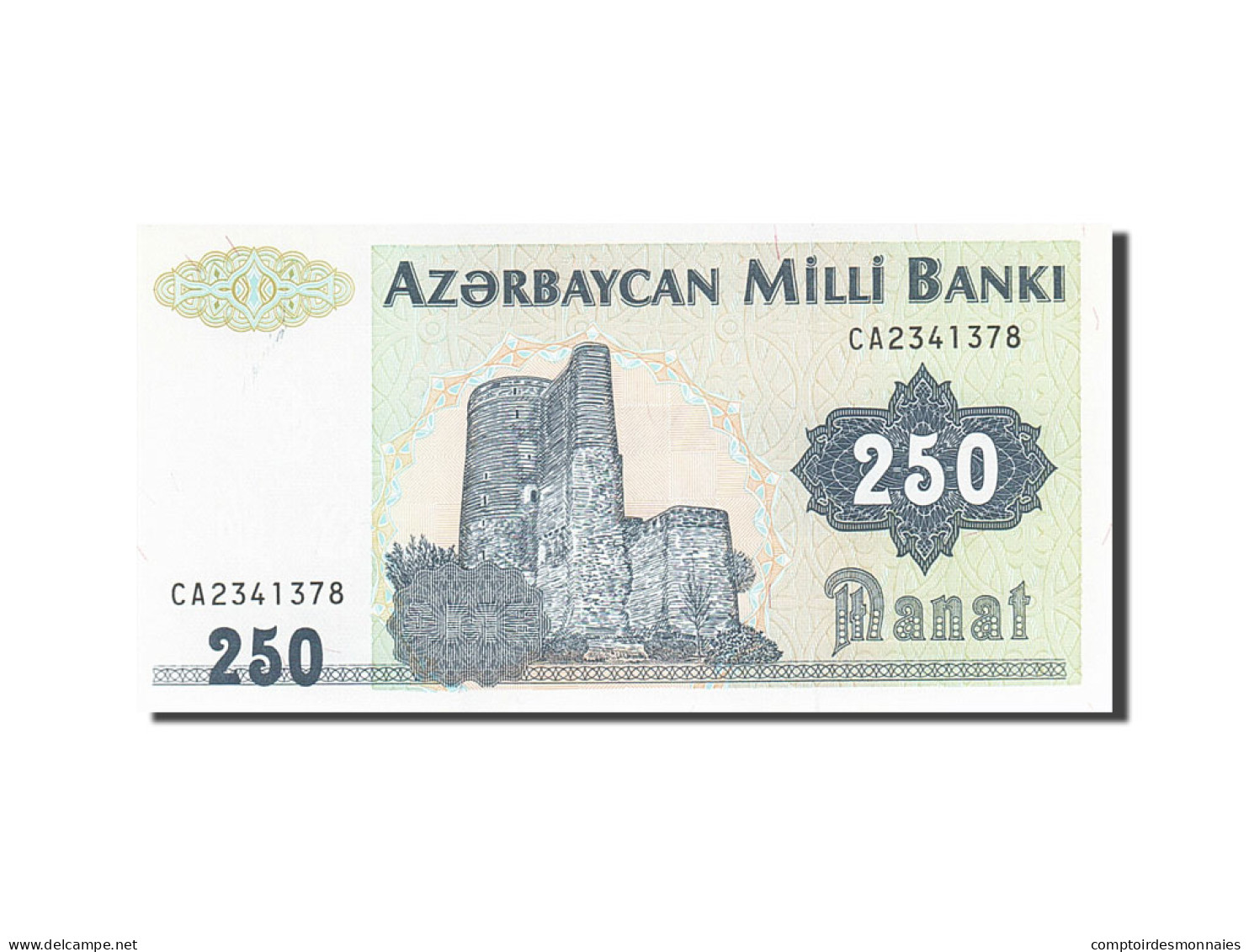 Billet, Azerbaïdjan, 250 Manat, 1992, Undated (1992), KM:13b, NEUF - Azerbaïjan