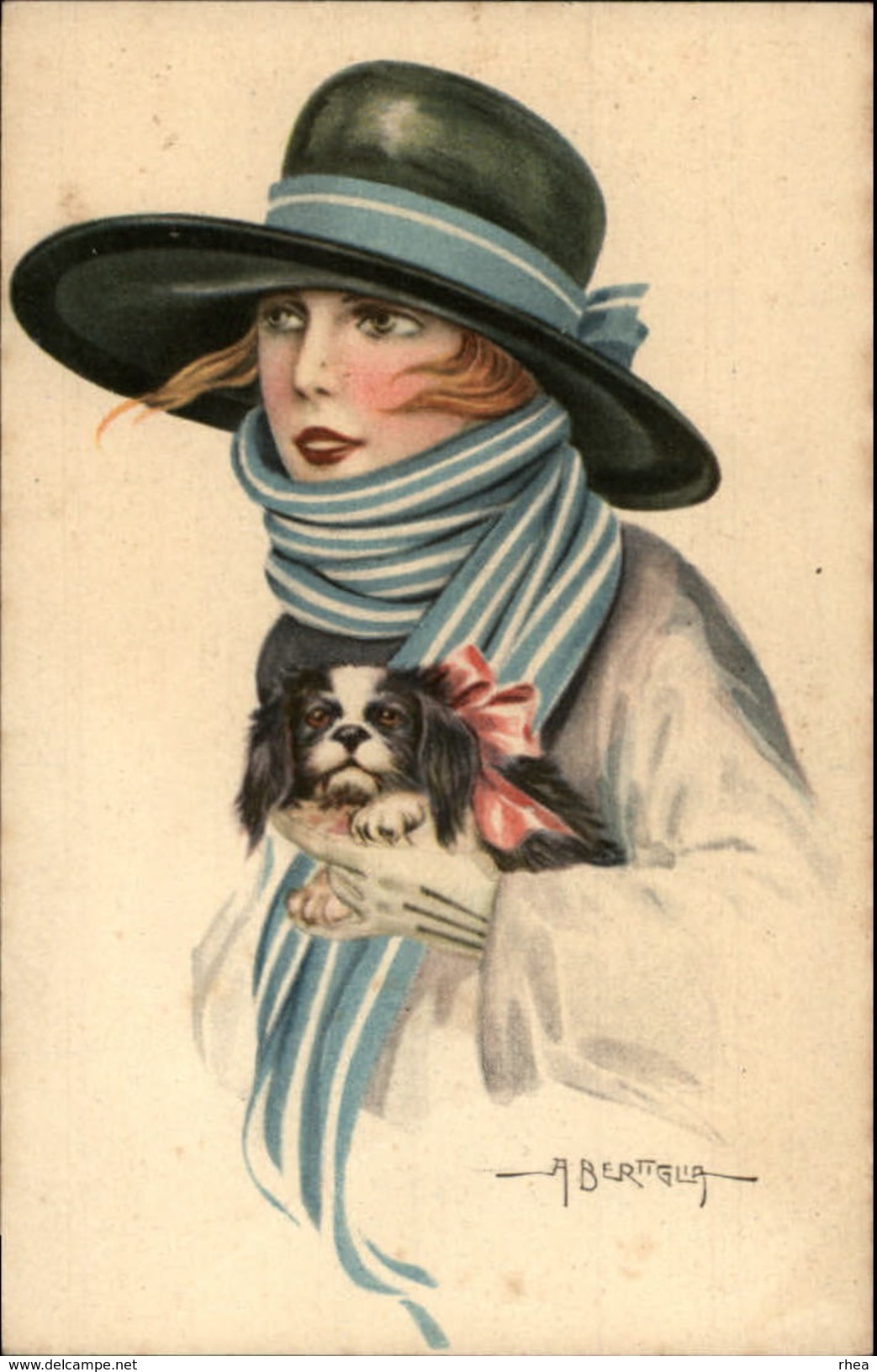 FEMMES - Carte Fantaisie Illustrée Par BERTIGLIA - Bertiglia, A.