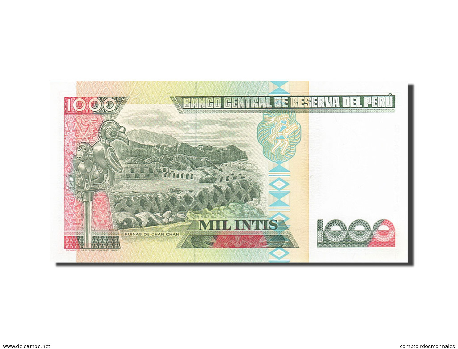 Billet, Pérou, 1000 Intis, 1986-1988, 1988-06-28, KM:136b, SPL+ - Pérou