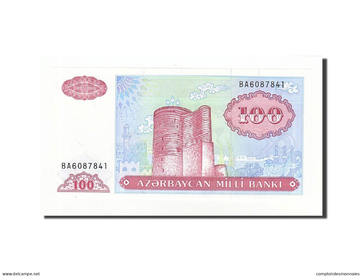 Billet, Azerbaïdjan, 100 Manat, 1993, Undated (1993), KM:18b, NEUF - Azerbeidzjan