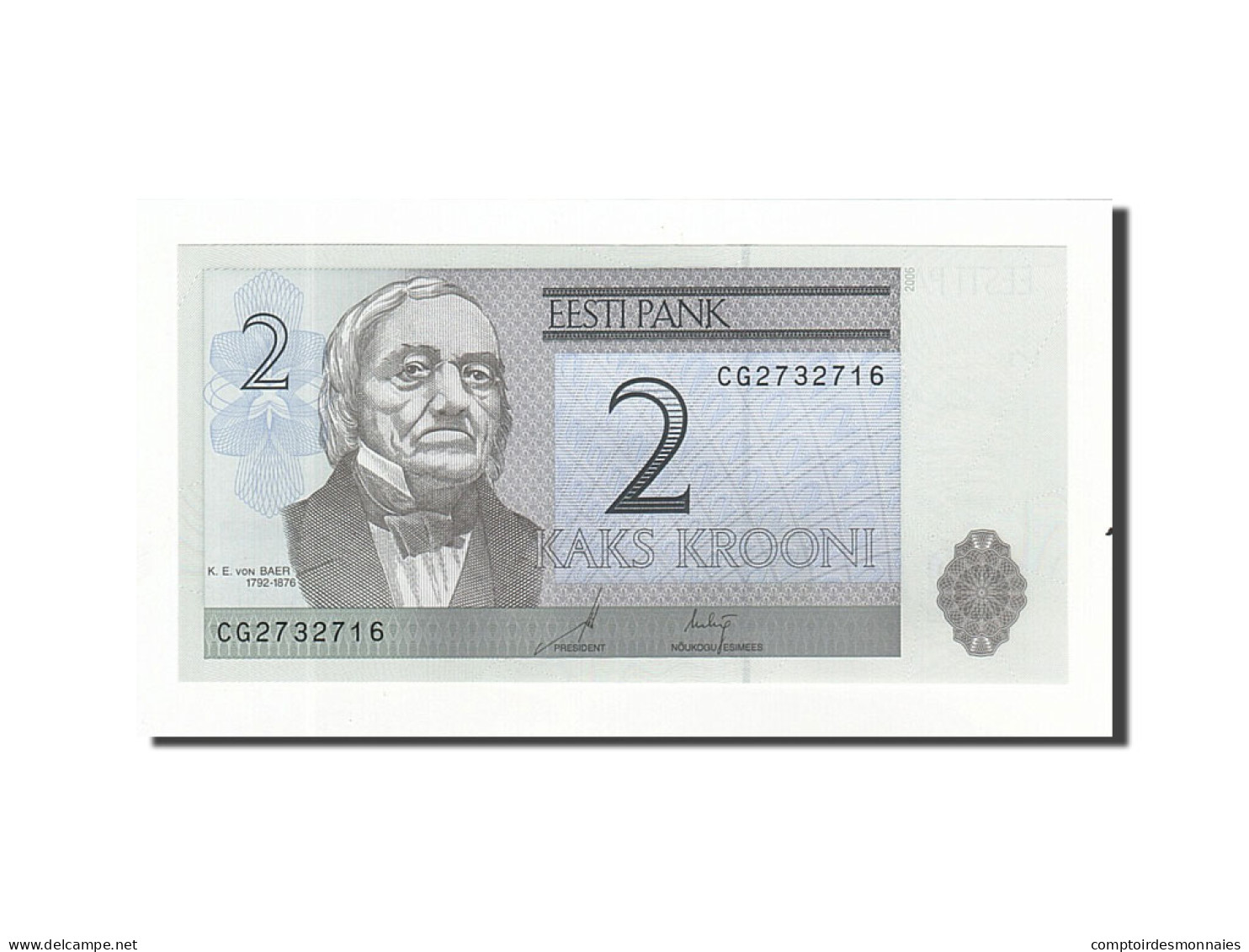 Billet, Estonia, 2 Krooni, 2006, KM:85a, NEUF - Estland