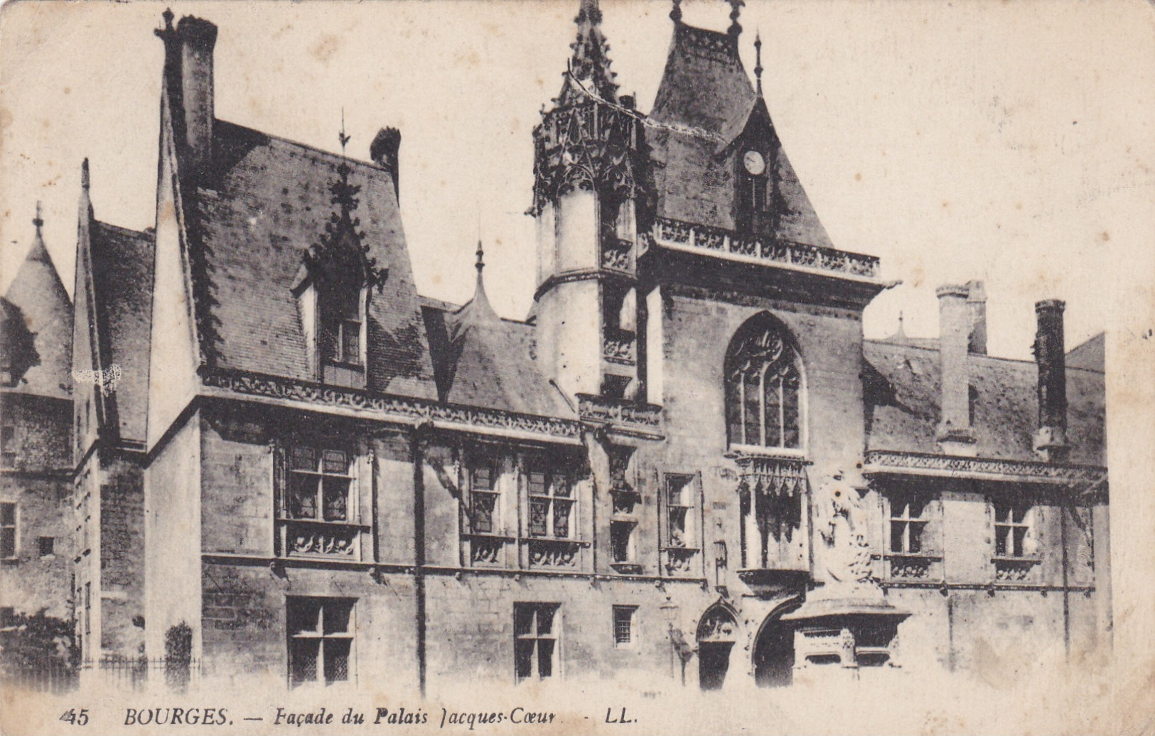 18 - BOURGES - Façade Jacques-Coeur - Bourges