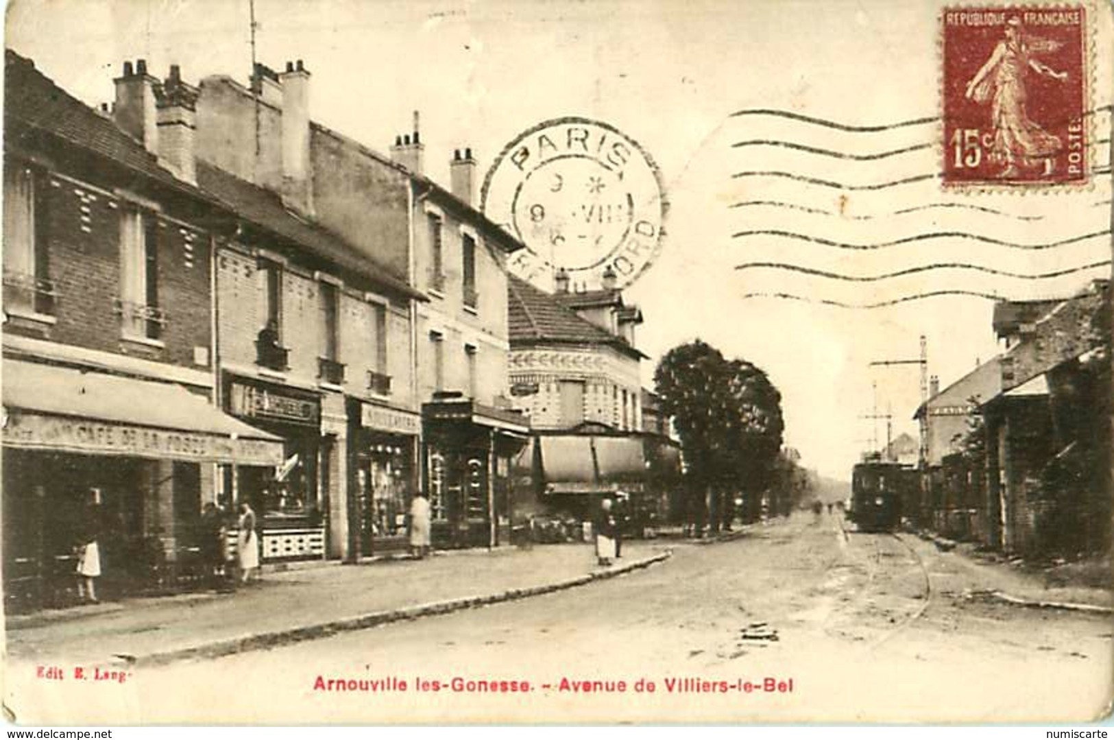 Cpa ARNOUVILLE LES GONESSE - Avenue De Villiers Le Bel - Arnouville Les Gonesses