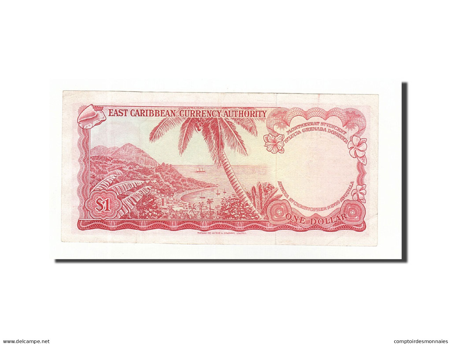Billet, Etats Des Caraibes Orientales, 1 Dollar, 1965, Undated (1965), KM:13e - Ostkaribik