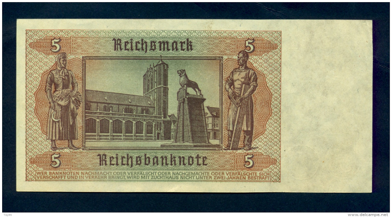 Banconota Germania 1 Reichsmark 1944 FDS - Da Identificre