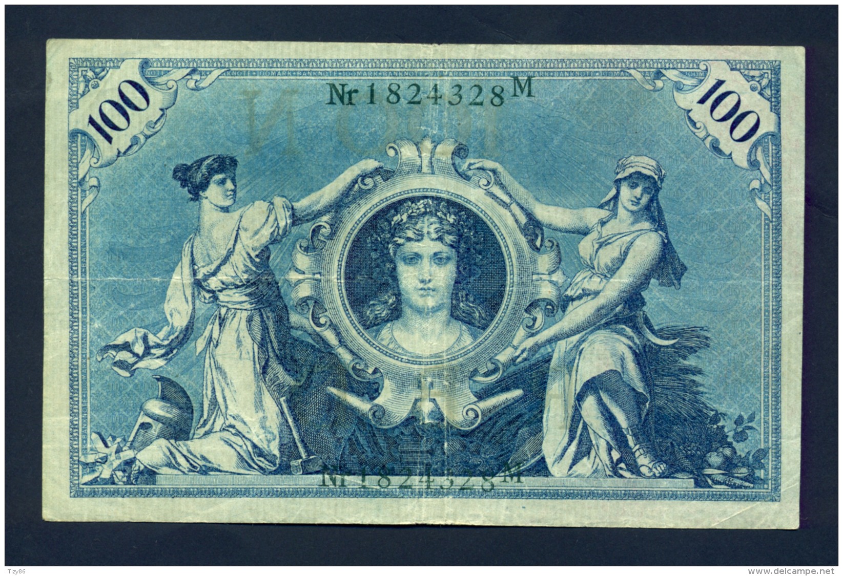 Banconota Germania 100 Mark 7/2/1908 SPL - To Identify