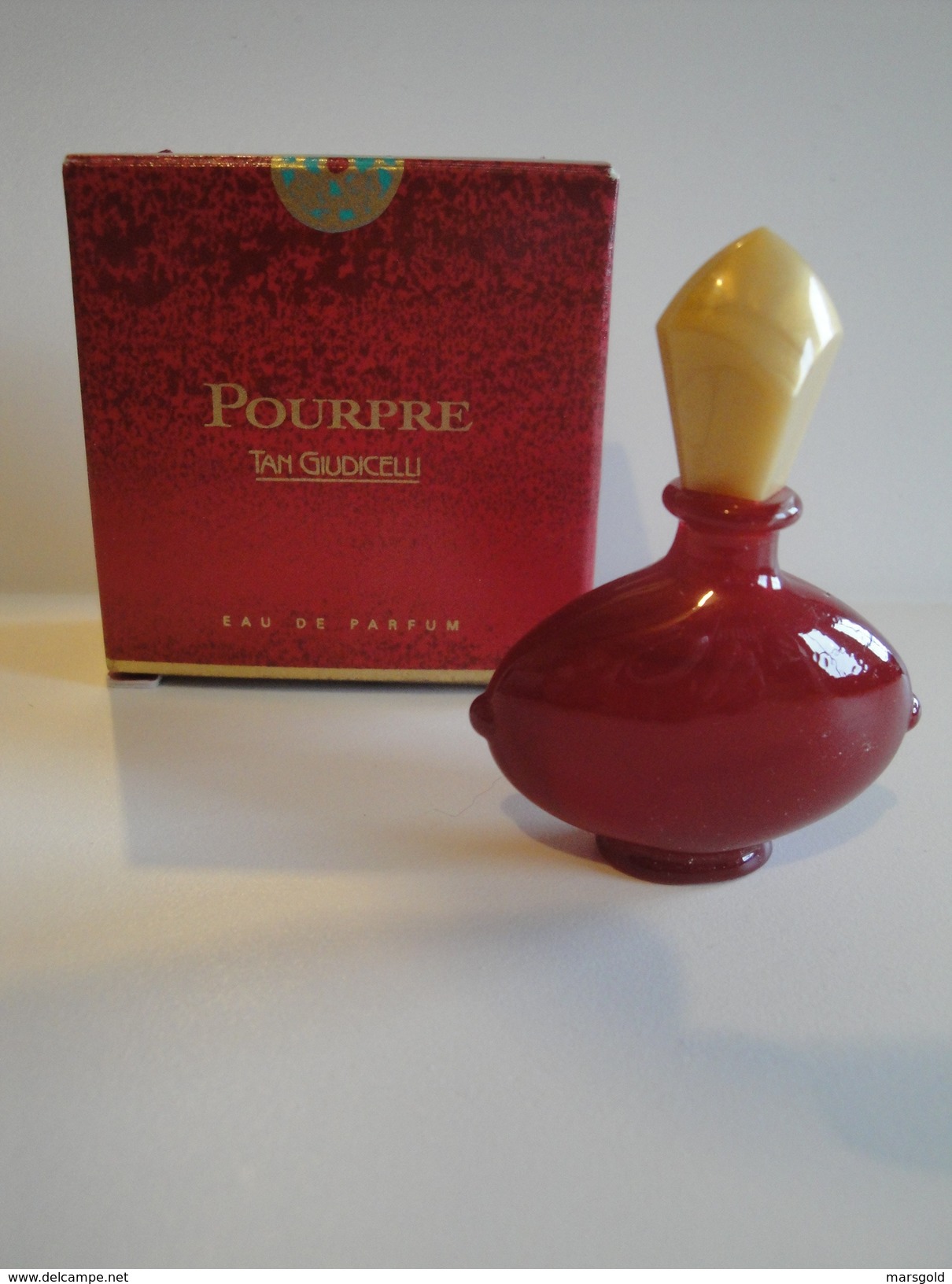 Miniature De Parfum Tan Giudicelli " Pourpre " - Eau De Parfum - 3,5ml - Miniatures Femmes (avec Boite)