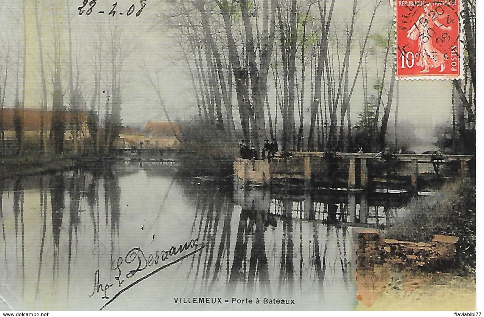 VILLEMEUX - ( 28 ) -  Porte à Bateaux - Villemeux-sur-Eure