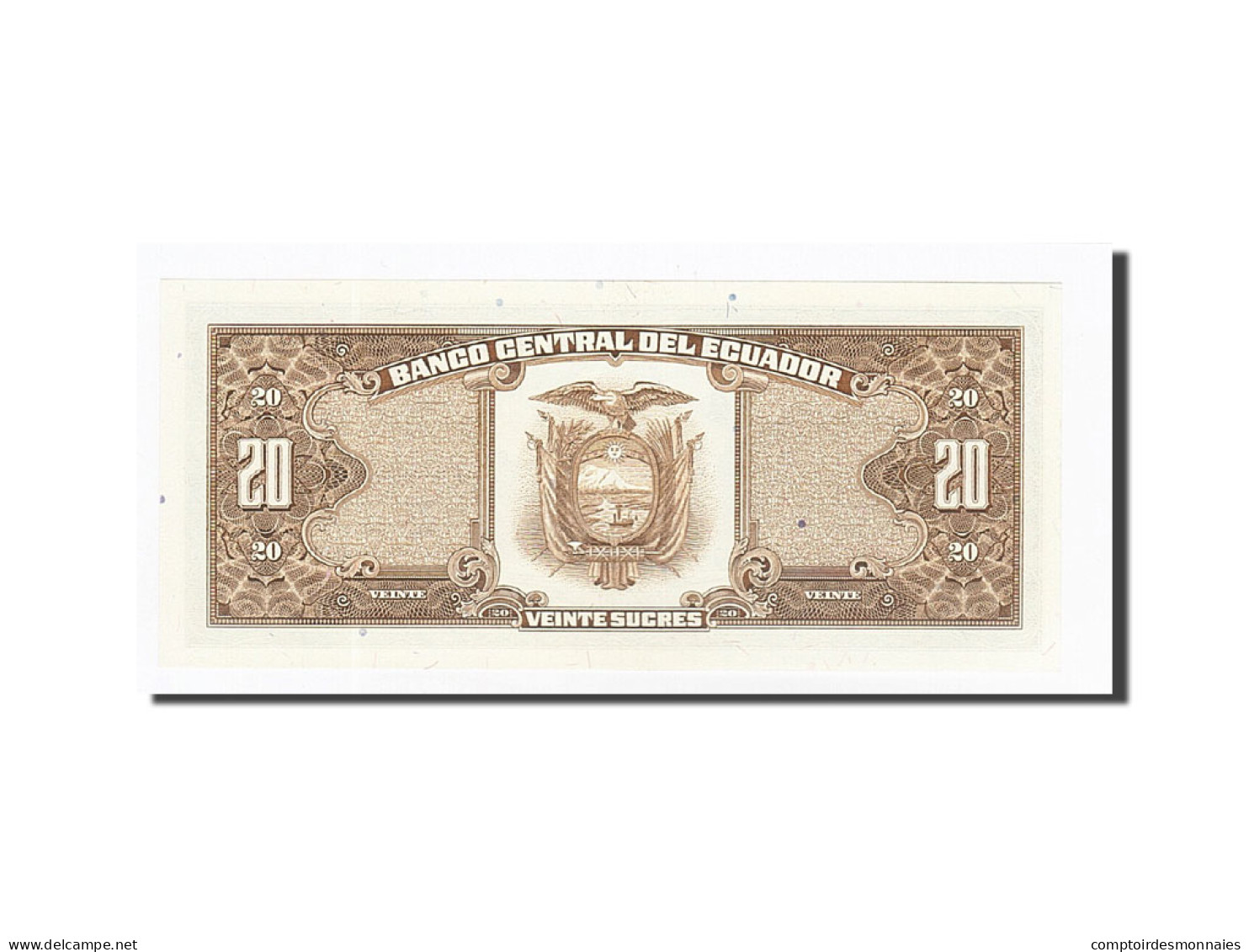 Billet, Équateur, 20 Sucres, 1988-11-22, KM:121Aa, NEUF - Ecuador