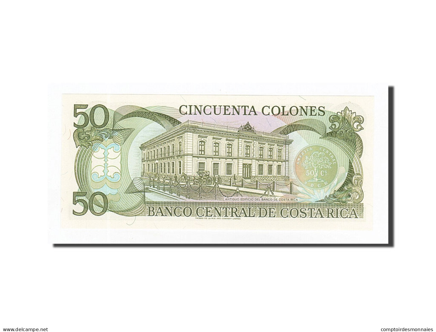 Billet, Costa Rica, 50 Colones, 1990-1992, 1993-07-07, KM:257a, NEUF - Costa Rica