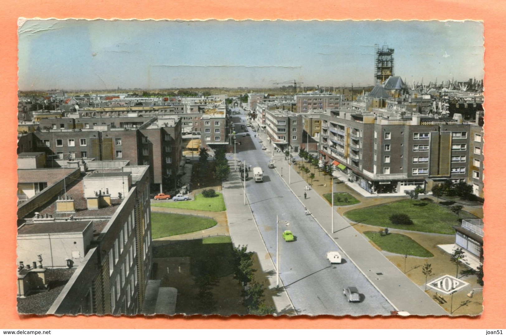 TOP N° 863   DUNKERQUE PONT ET  BOULEVARD CARNOT 1961 - Dunkerque