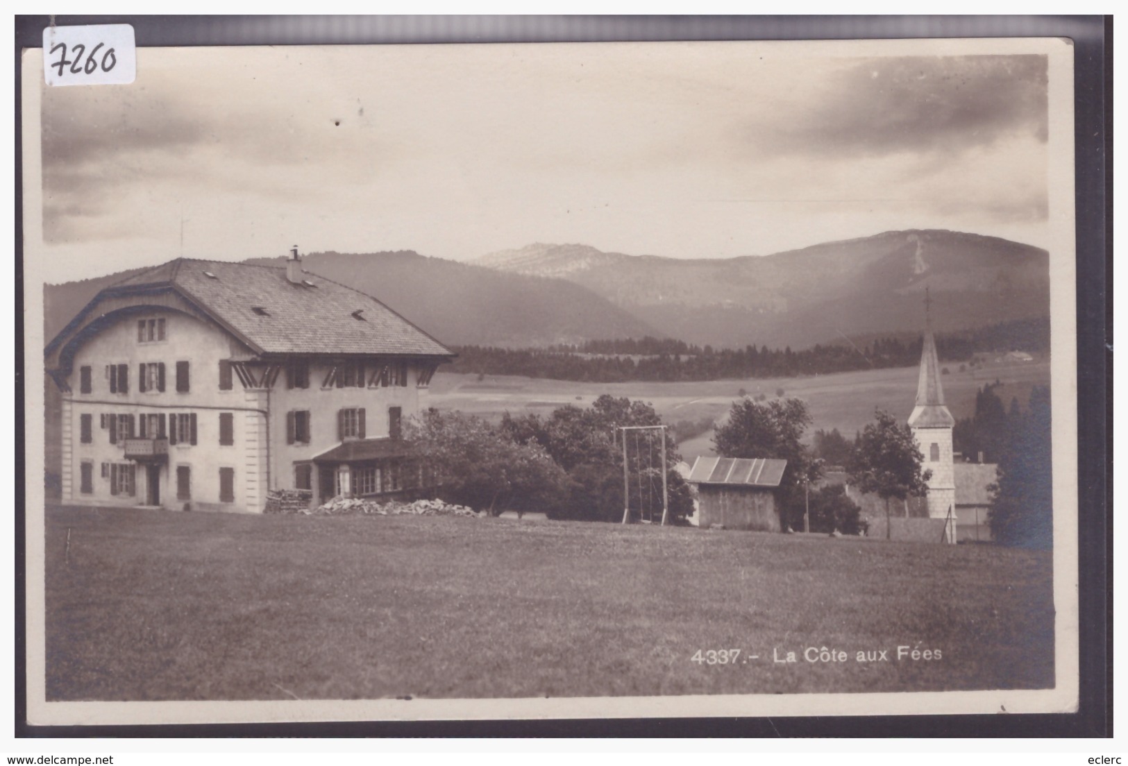 LA CÔTE AUX FEES - TB - La Côte-aux-Fées