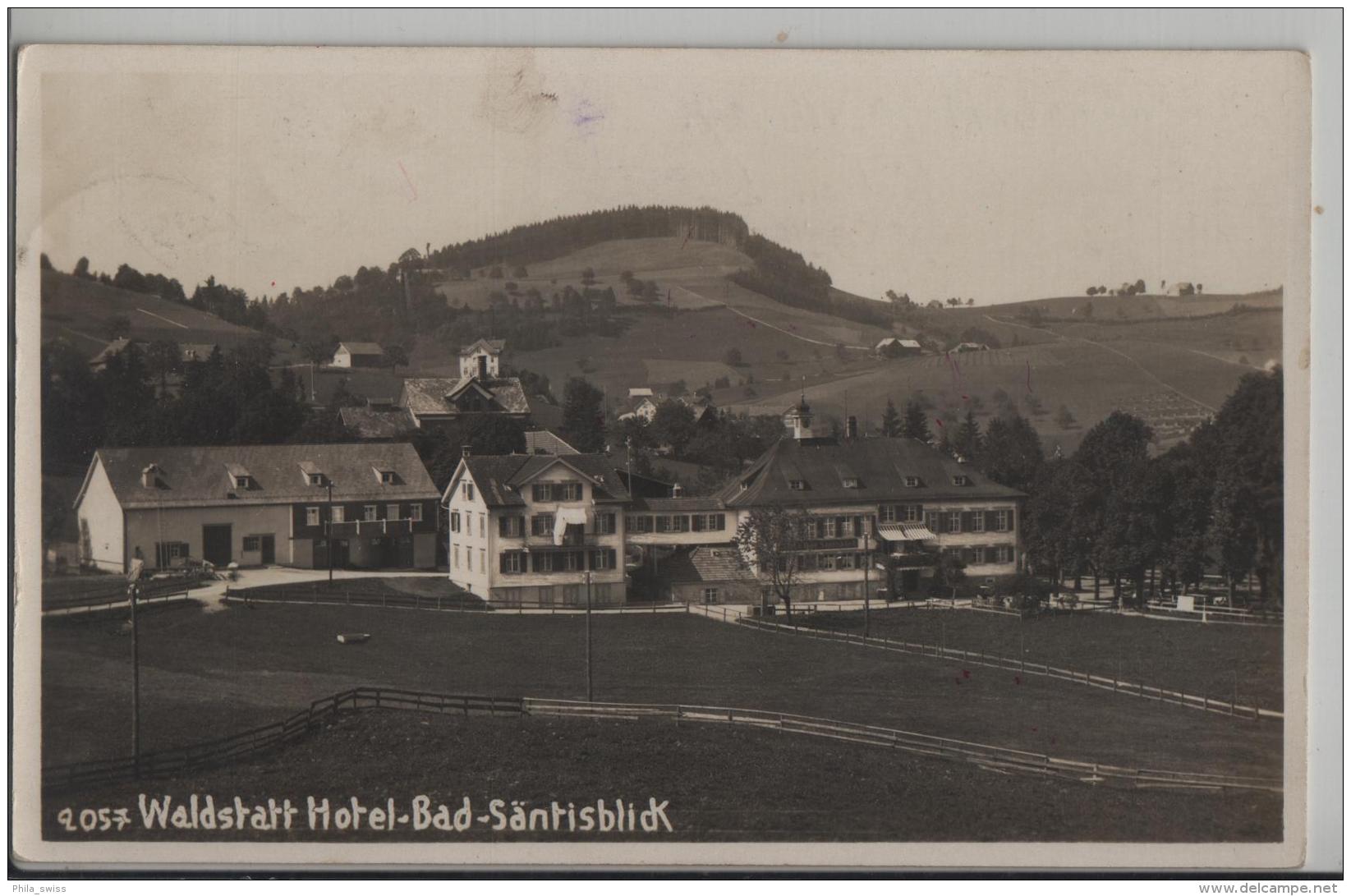 Waldstatt - Hotel Bad Säntisblick - Photo: W. Krunz - Stempel: Appenzell-Gossau - Autres & Non Classés