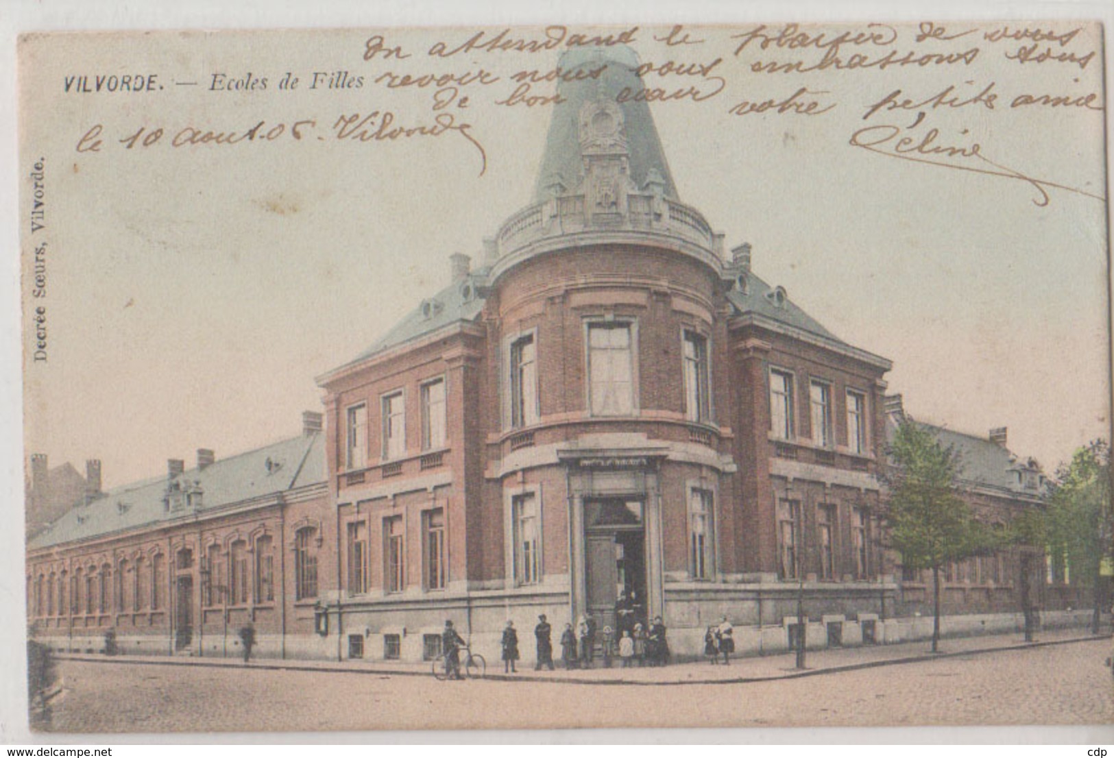 Cpa Vilvorde  écoles 1906 - Vilvoorde