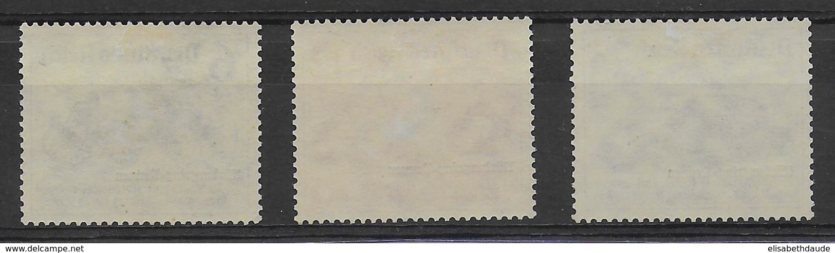 REICH - 1939 - YVERT N°629A/C * - COTE = 120 EUR. - CHARNIERE TRES LEGERE - Ungebraucht