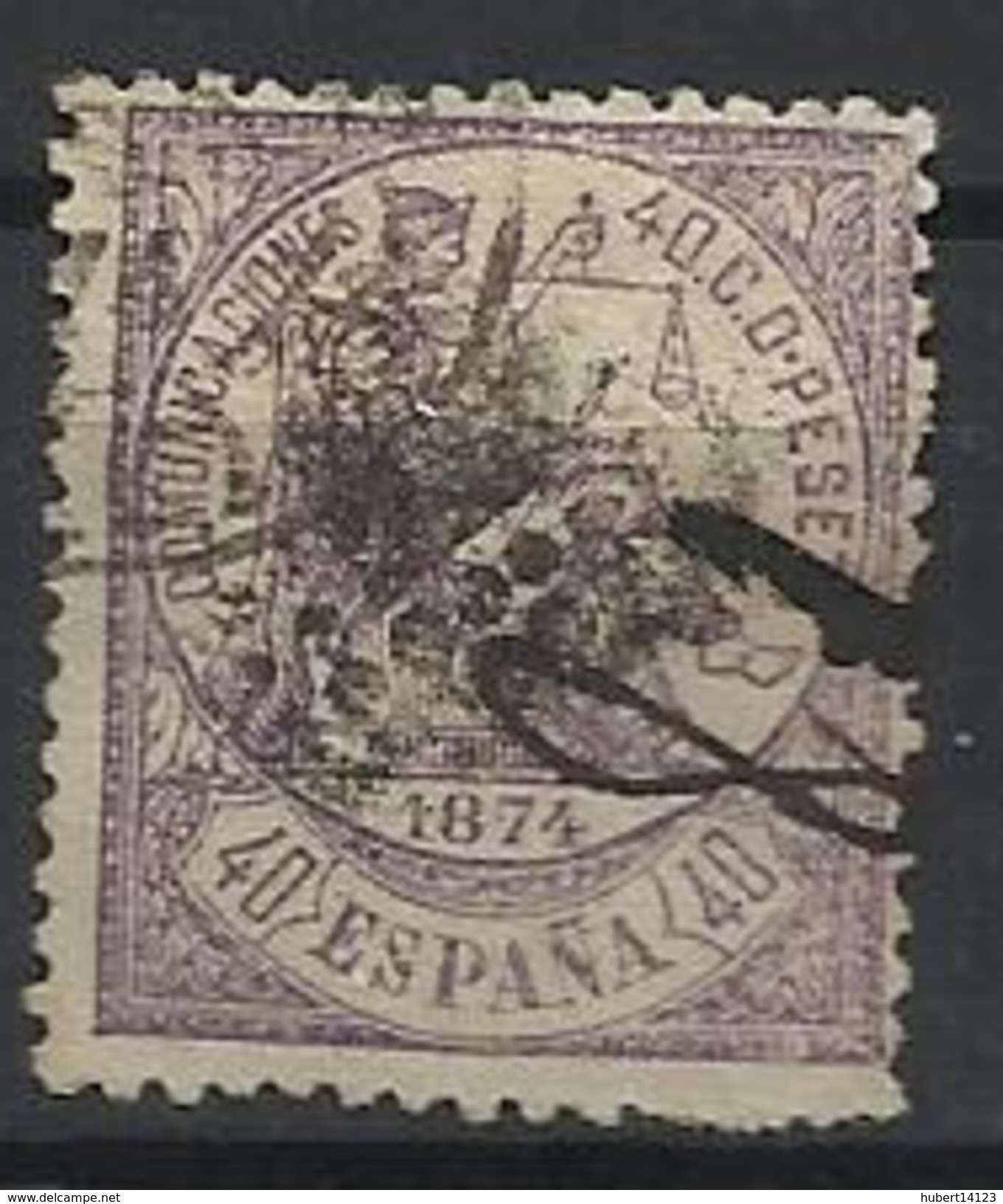 Espagne N° 146 Oblitéré 1874 - Oblitérés